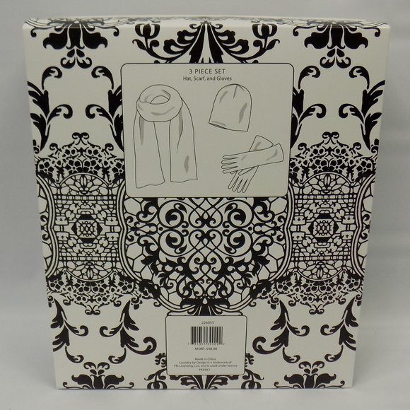 Laundry by Design Hat Scarf and Gloves 3 Piece Set - Picture 3 of 6